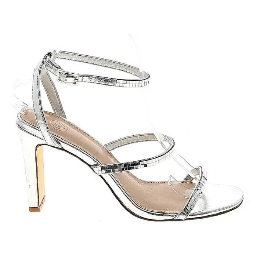 Urban Outfitters Silver strappy sandals